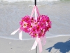 Tide The Knot Beach Weddings - Aisle Decor, Pink Kissing Balls