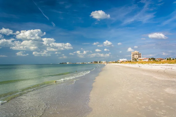 an aerial view of st pete beach in st petersburg fl, beach wedding, florida beach wedding