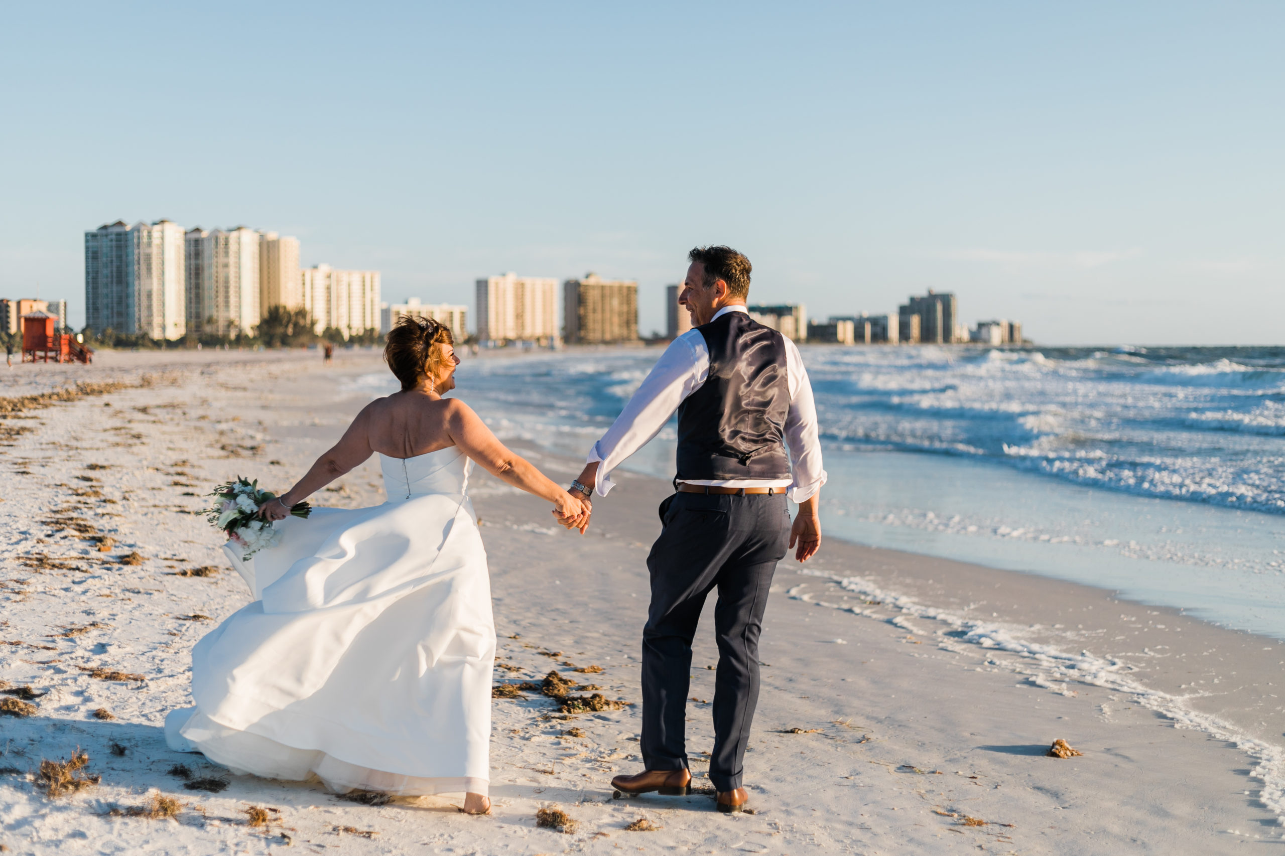 sand key beach wedding