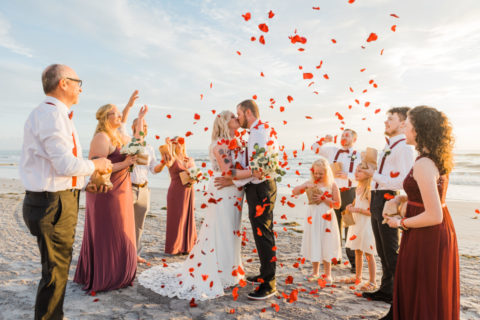 Sunset beach weddings - Tide the Knot Beach Weddings